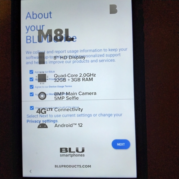 M8L 8" TABLET BRAND NEW - Picture 2 of 2